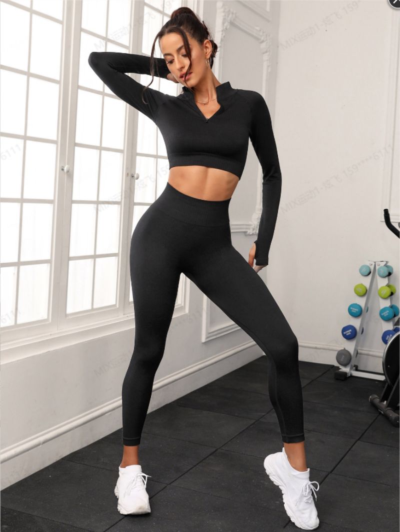 TZ831 Seamless Long sleeve top and leggings suits